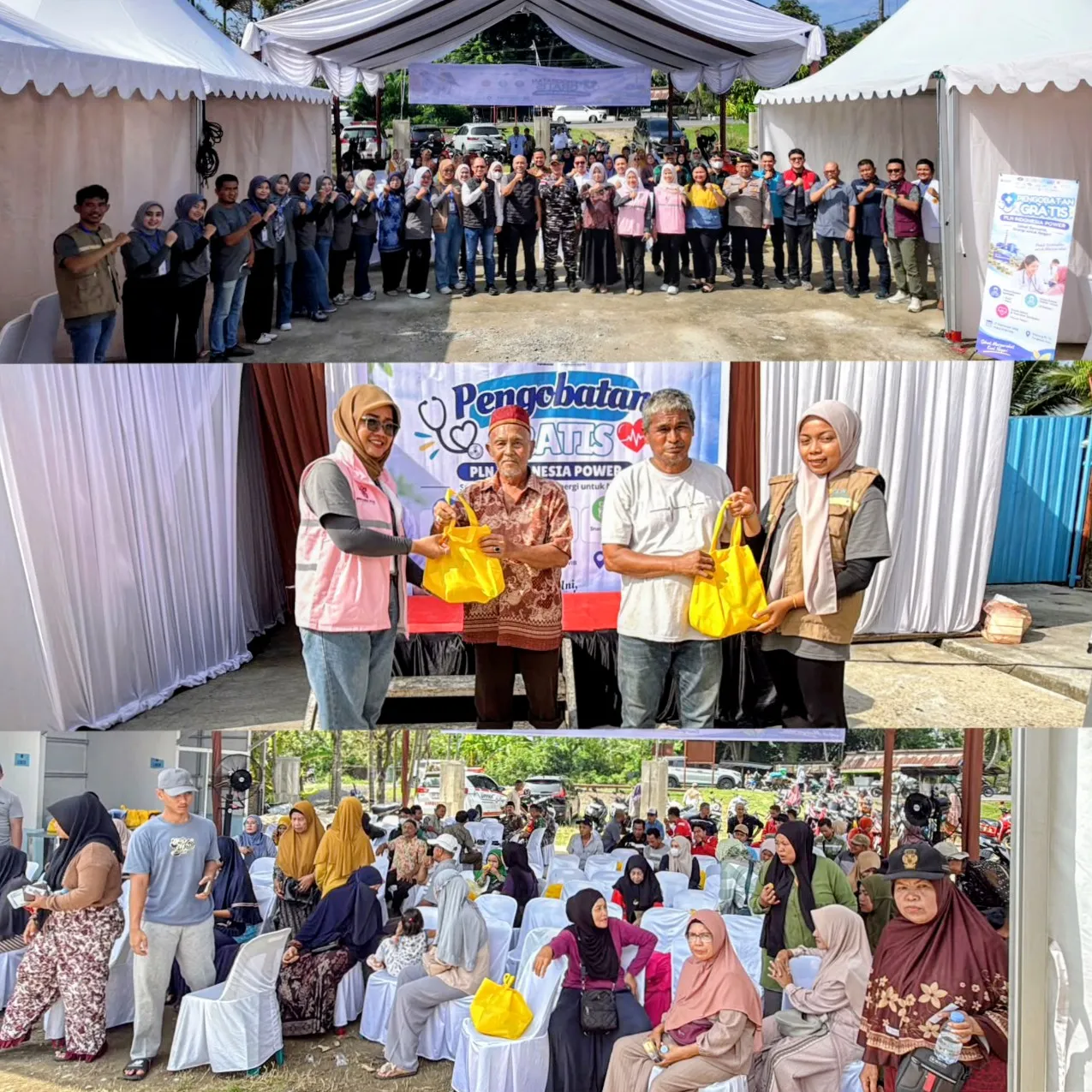 PLN Indonesia Power UBP Pangkalansusu Salurkan Bantuan Sembako Buat Masyarakat