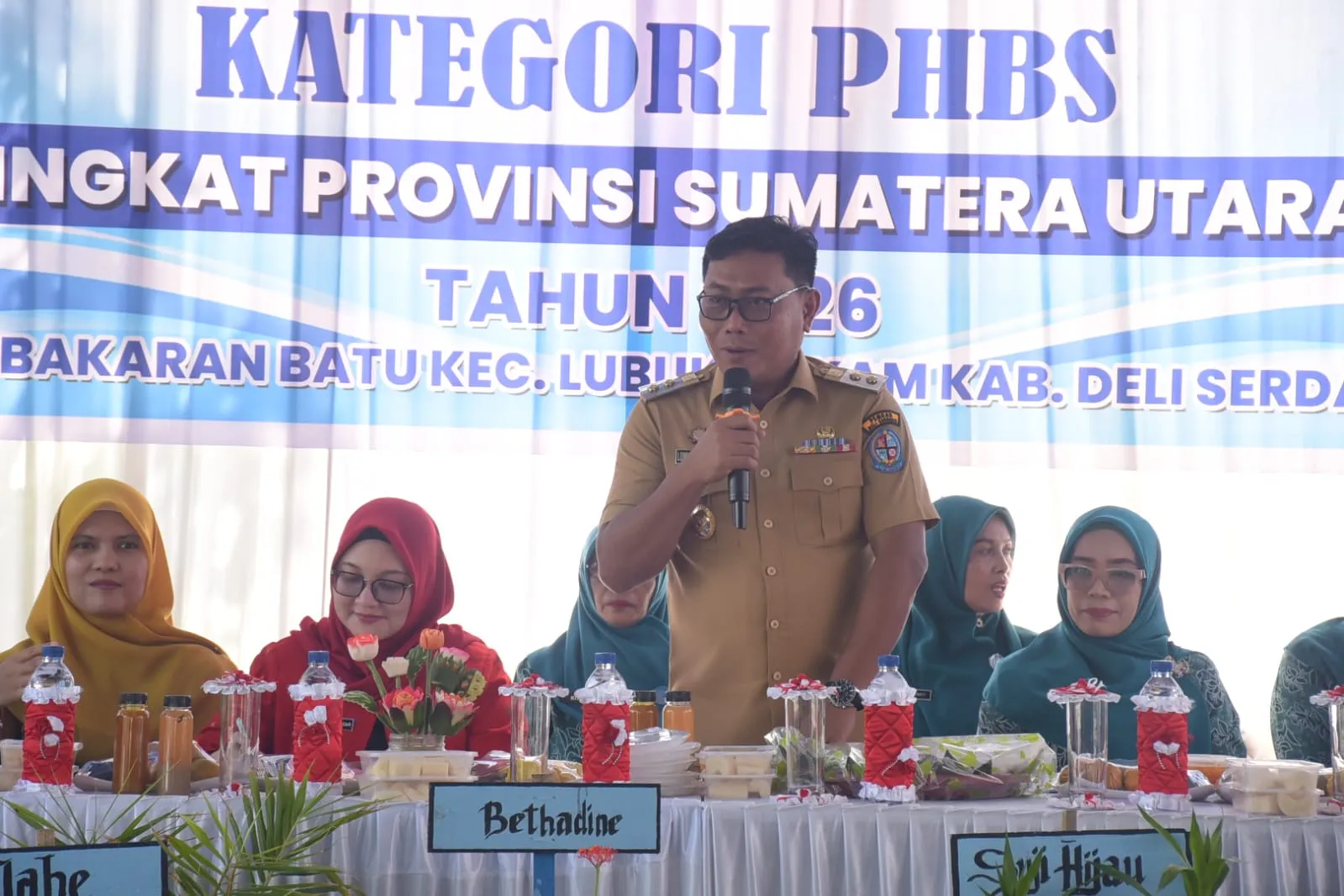 Desa Bakaran Batu Wakili Deliserdang dalam Evaluasi PHBS Tingkat Sumut