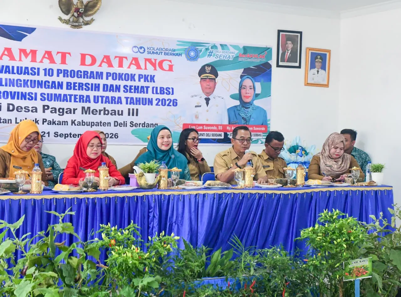 Desa Pagar Merbau III Jalani Evaluasi LBS Tingkat Sumut