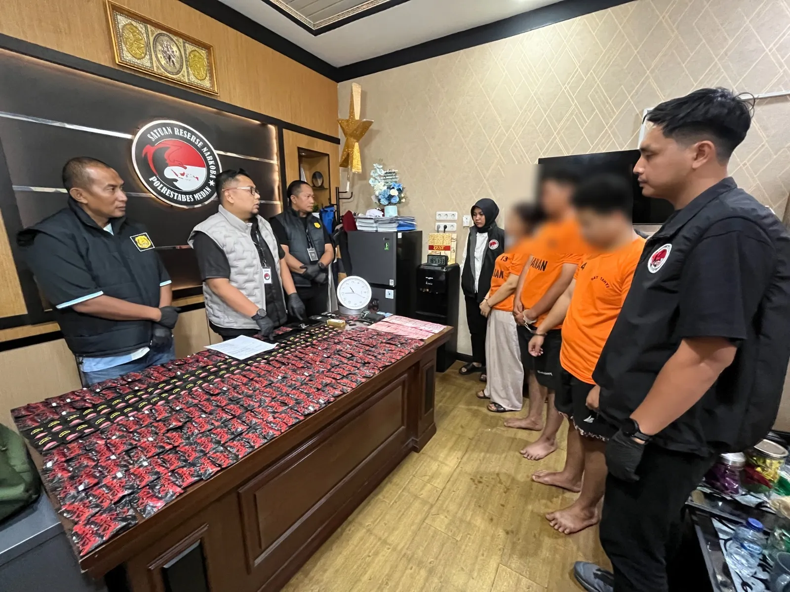 Satresnarkoba Polresatabes Medan Bongkar Jaringan Pod Getar Malaysia