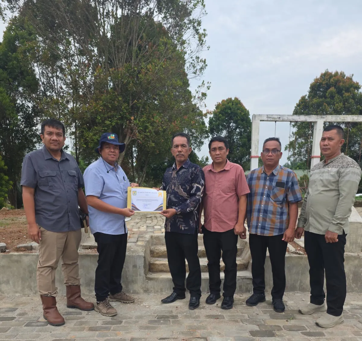 Camat Dolok Merawan Apresiasi TJSL PTPN IV Kebun Pabatu Bantu Jogging Track