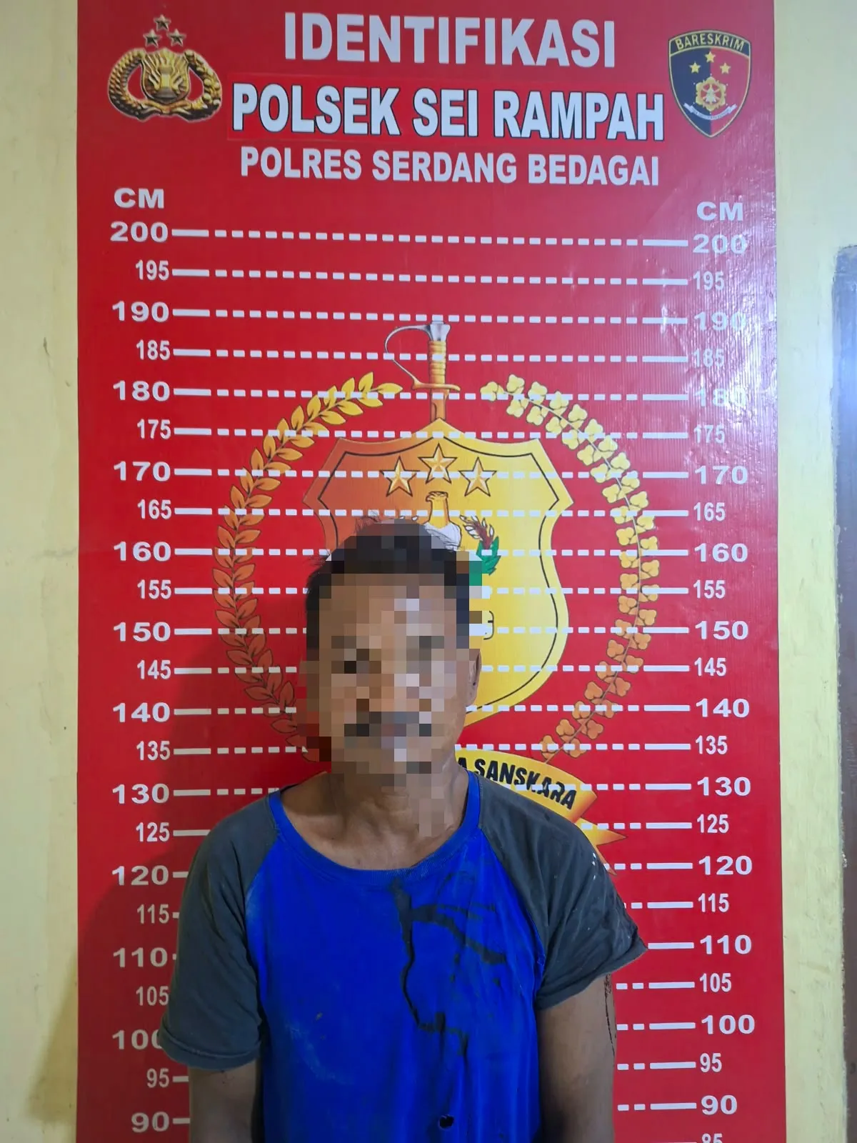 Bembeng Melawan, Tangan Kiri Kanit Reskrim Polres Sergai Terluka
