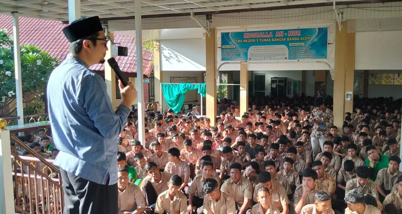 Kepala BPSDM Aceh Ajak Siswa SMAN 9 Banda Aceh Bangun Growth Mindset