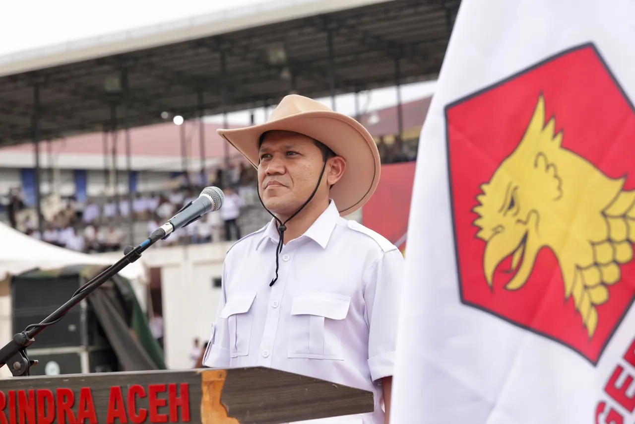 Dek Fadh Buka Diklat Laskar Gerindra Aceh
