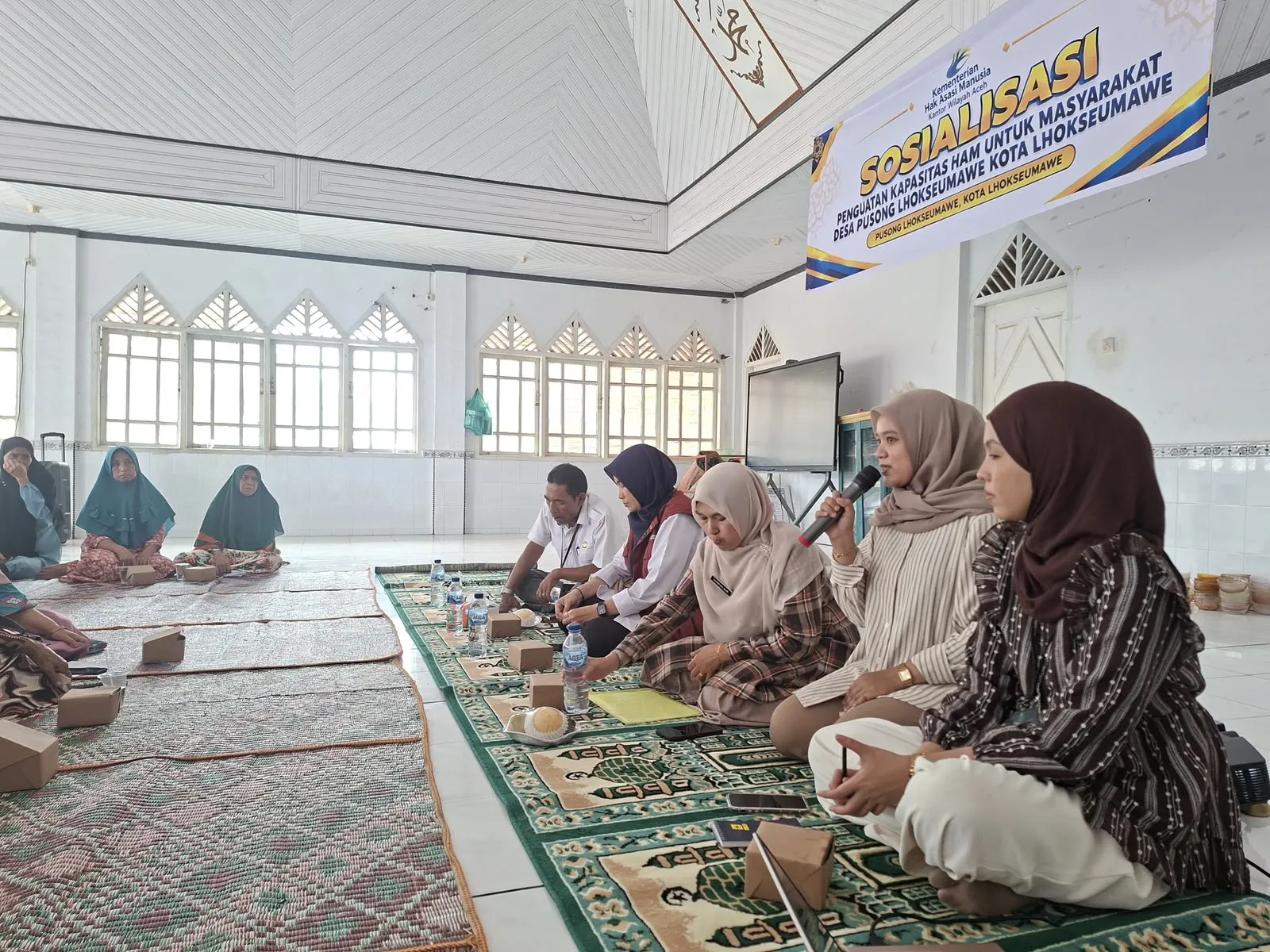 Sosialisasi HAM di Pusong Soroti Hak Jaminan Sosial dan Perlindungan Warga