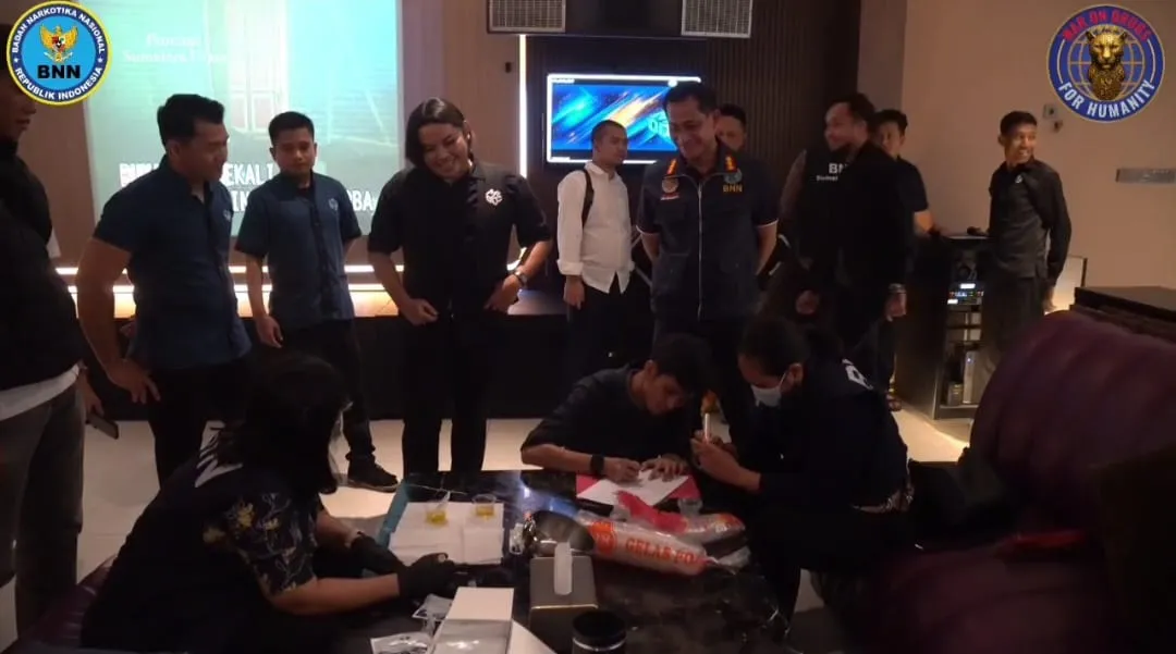 BNNP Sumut Monitoring Deteksi Dini Karyawan dan Pengunjung THM di Medan