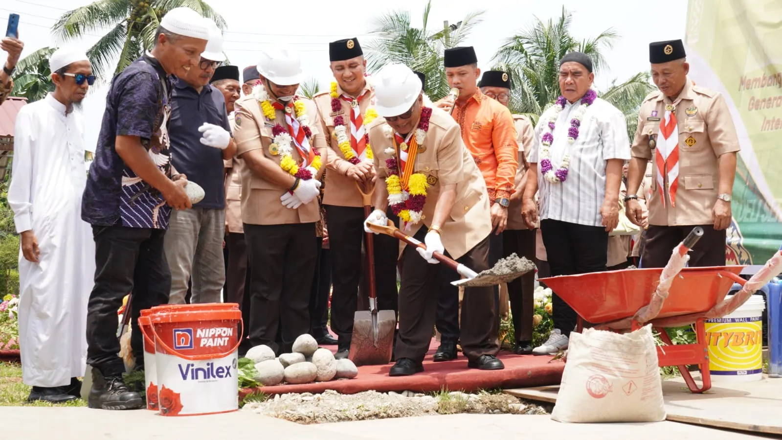 HUT ke 15 Yayasan Gugus Depan Deliserdang 926, Ditandai dengan Pembangunan Gedung