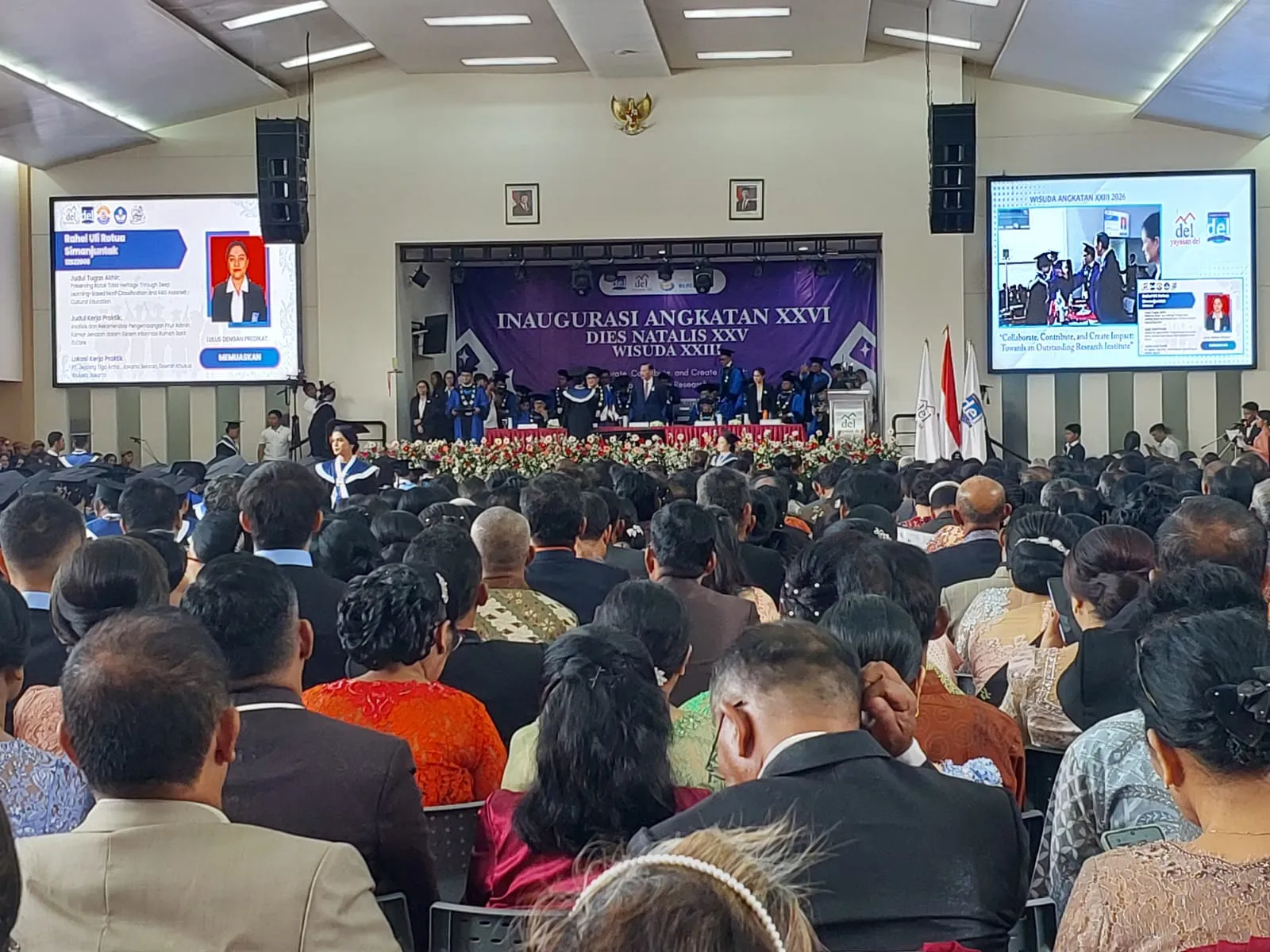 IT Del Wisuda 412 Lulusan, Dua Direkomendasikan S3 ke Amerika Serikat
