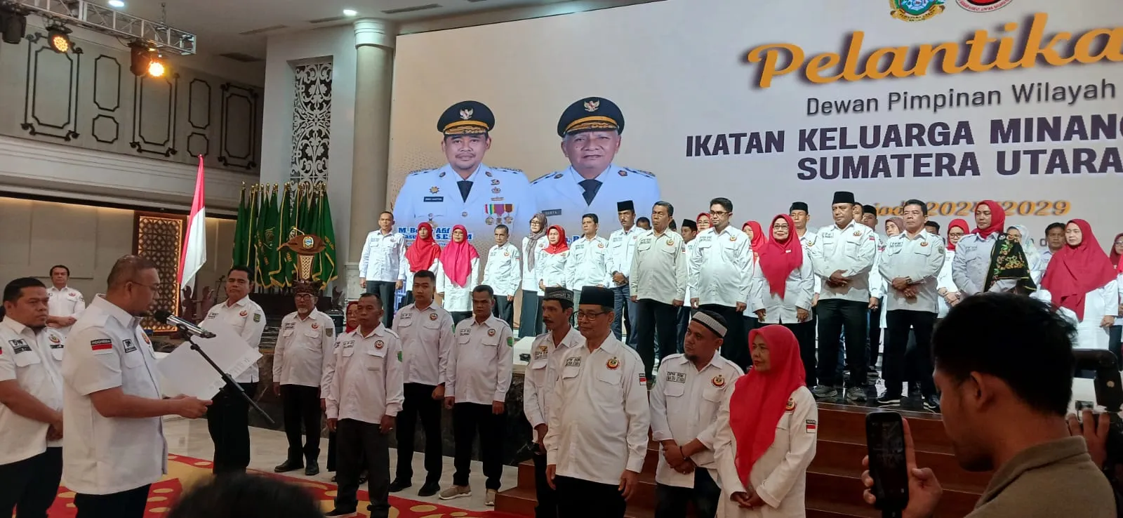 DPW Ikatan Keluarga Minangkabau Sumut Dikukuhkan, Prof Delfitri Ajak Warga Minang Beri Kontribusi Positif