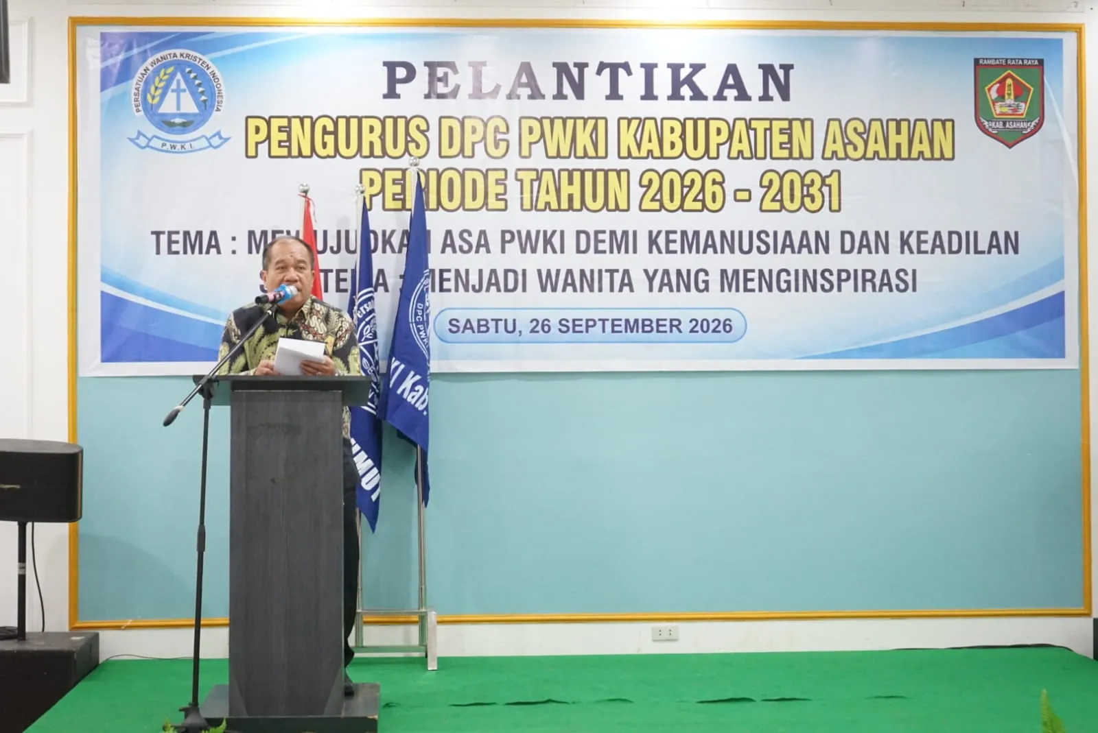 Bupati Asahan Hadiri Pelantikan DPC PWKI Asahan, Diharapkan Berkontribusi Aktif Bagi Masyarakat