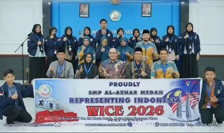 SMP Al-Azhar Medan Raih Dua Medali Emas di WICE 2026 Lewat Inovasi Herbal