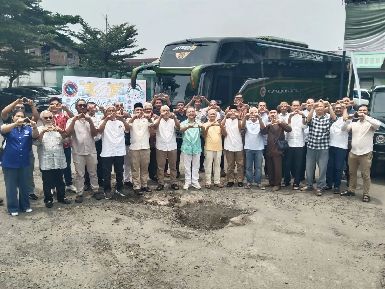 60 Tahun Melaju di Lintas Sumatera-Jawa, PT ALS Gelar Syukuran dan Santunan Anak Yatim