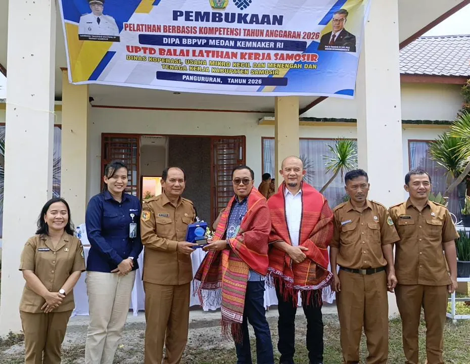 Diskopnaker Samosir Buka Pelatihan Berbasis Kompetensi
