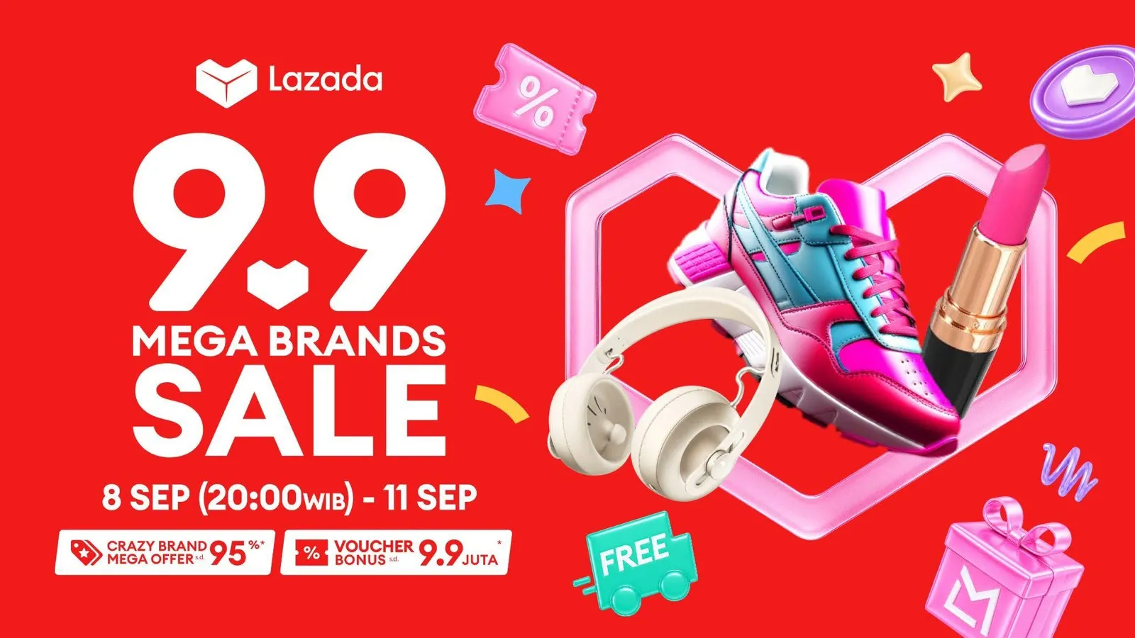 Penjualan LazMall Naik 3 Kali Lipat, Lazada Gelar Mega Brands Sale