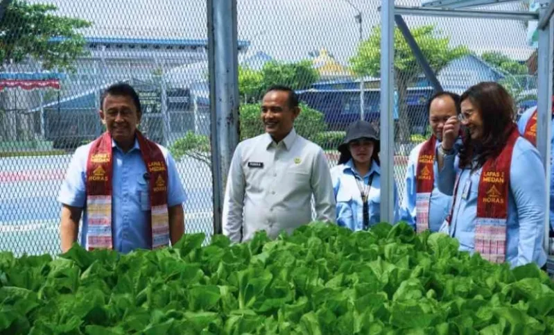 Medan Plt. Deputi I Kantor Staf Presiden Tinjau Lapas Kelas I Medan