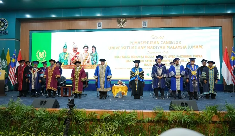 PP Muhammadiyah Kukuhkan Raja Muda Perlis Sebagai Canselor UMAM Di UMSU