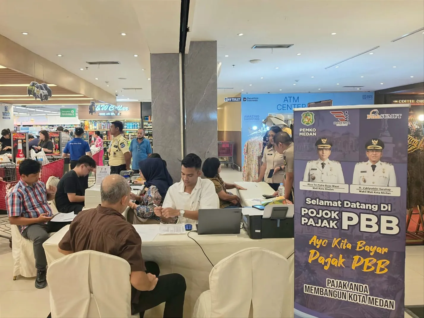 Pojok PBB Hadir di Brastagi Supermarket, Permudah Warga Bayar PBB Sambil Berbelanja
