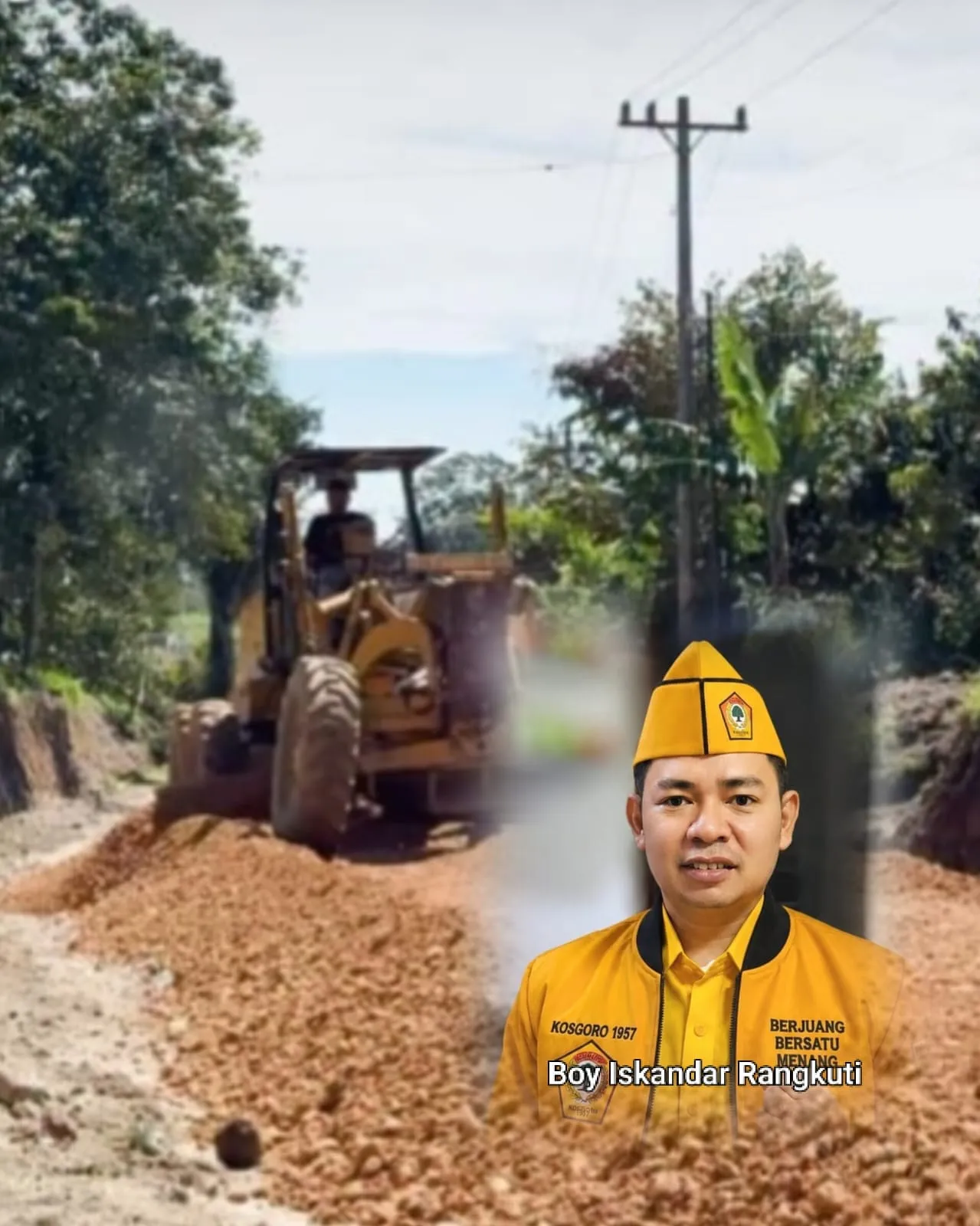 Akses Jalan Menuju Pelabuhan Tigaras Diperbaiki, PDK Kosgoro 1957 Sumut, Apresiasi Gubsu Bobby Afif Nasution