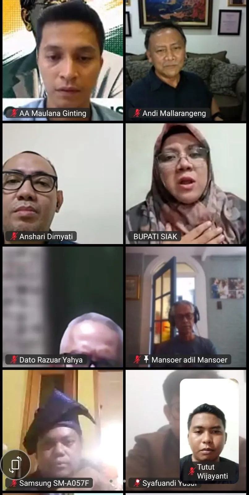 Bupati Siak Hanya Mau Bicara di Mansoer Institute, Potensi Anak Muda