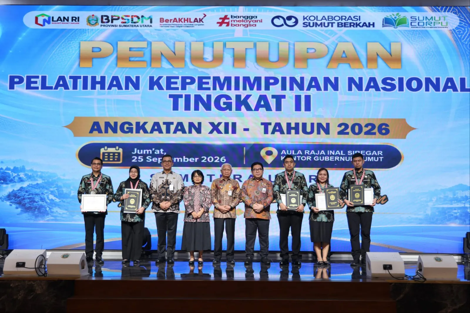 Tiga Pejabat Pemko Medan Raih Predikat 'Peserta Teristimewa' PKN Tingkat II 2026
