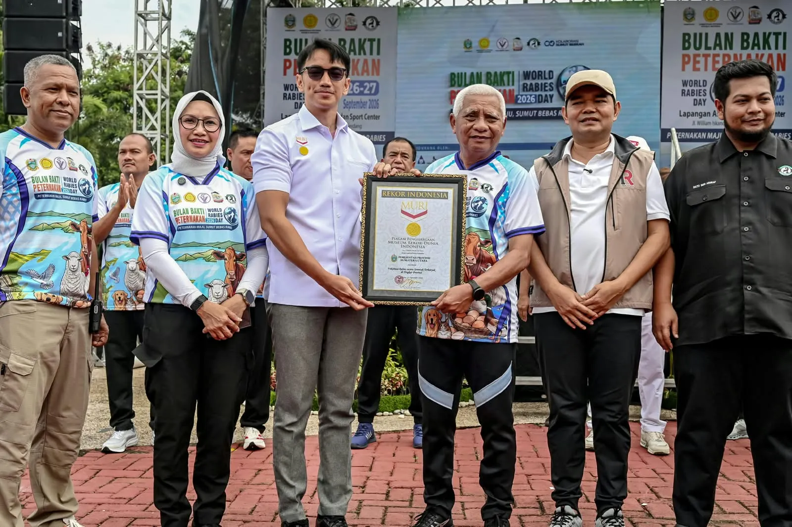 Raih Setifikat MURI, Sumut Deklarasikan Bebas Rabies 2030