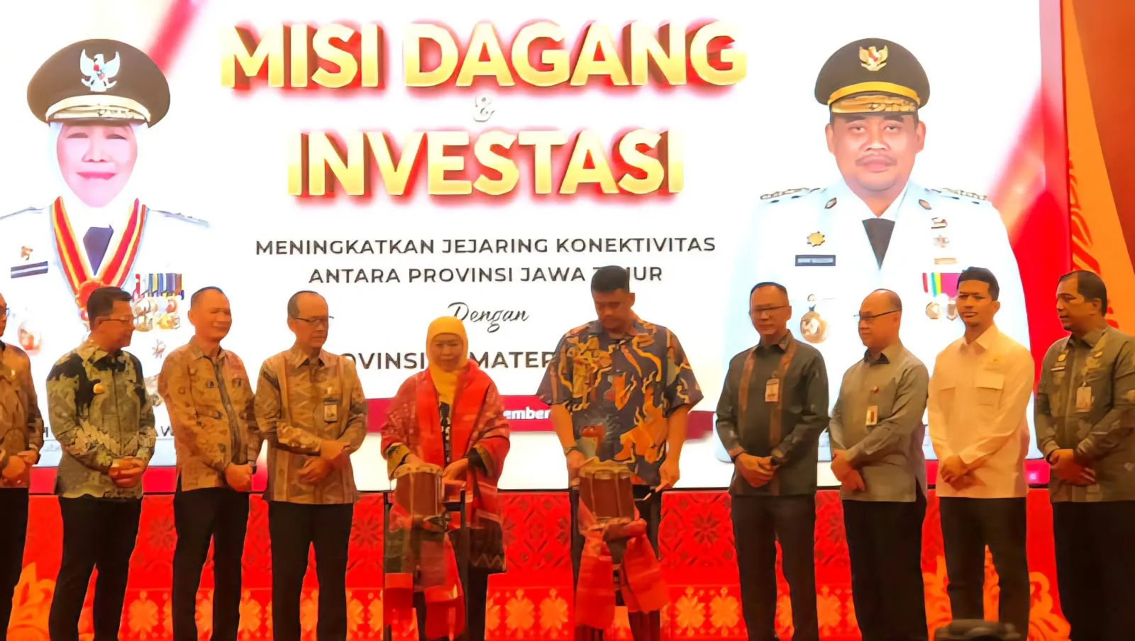 Misi Dagang Jatim - Sumut Catat Transaksi Rp1,5 Triliun