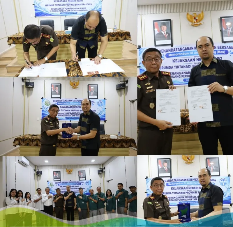 Kejari Karo Dan Perumda Tirtanadi Perkuat Kerja Sama Penanganan Hukum