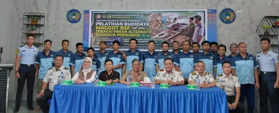Tim PKM UNDHAR Edukasi Warga Binaan Lapas Pancur Batu Keterampilan Budidaya Maggot BSF