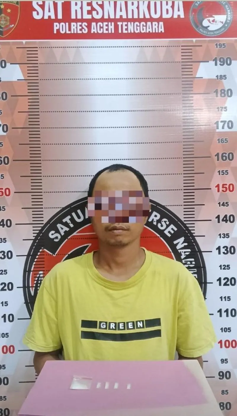 Sabu Disimpan di Saku Celana, Resnarkoba Polres Agara Amankan Pria 34 Tahun