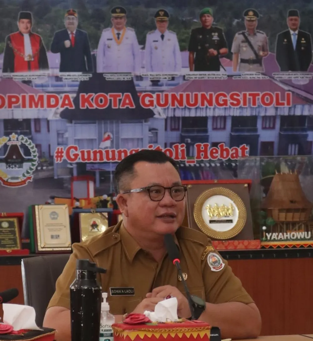 Wali Kota Sowa'a Laoli Minta SKPD Lebih Proaktif dan Responsif Wujudkan Program Kerja