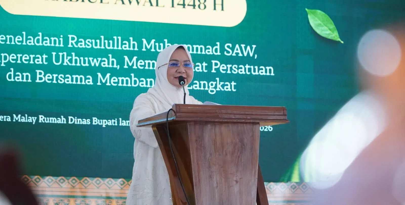 Plt Bupati Tiorita Ajak Teladani Rasulullah SAW, Perkuat Persatuan Langkat