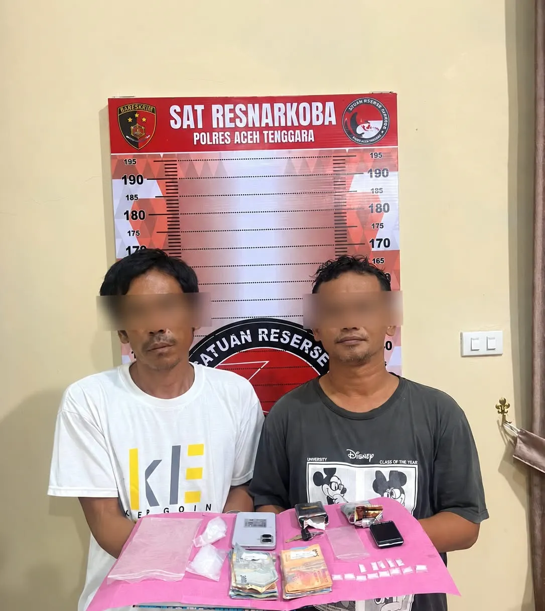 Di Agara, Polisi Amankan Dua Pria Miliki 13 Paket Sabu