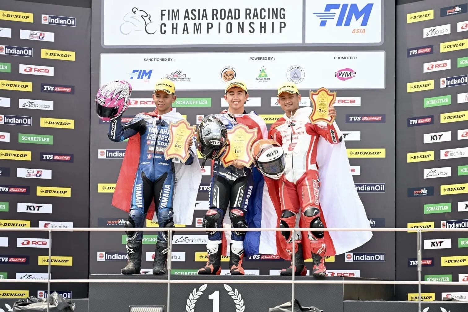 Honda Bangga Pebalap AHRT Podium ARRC Sepang