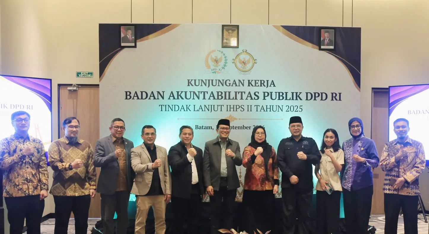 BAP DPD RI Dan BPK RI Perwakilan Kepri Rapat Konsultasi Di Batam
