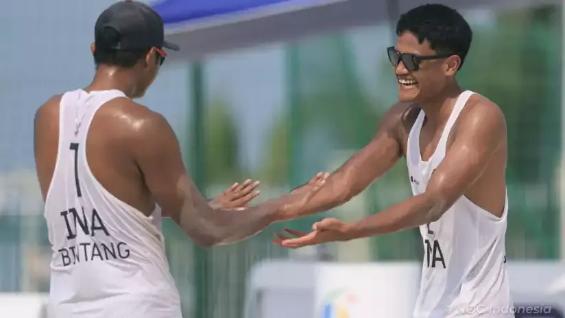Singkirkan Wakil Jepang, Bintang/Sofyan Berpeluang Sumbang Emas Voli Pantai
