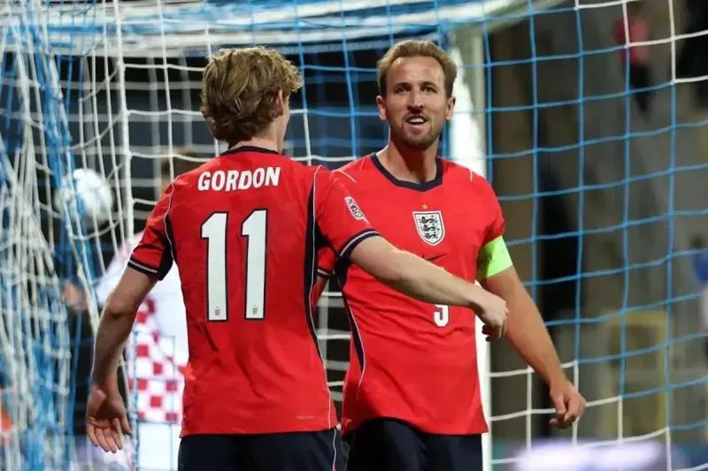 Inggris Pesta Gol Cukur Kroasia 7-0