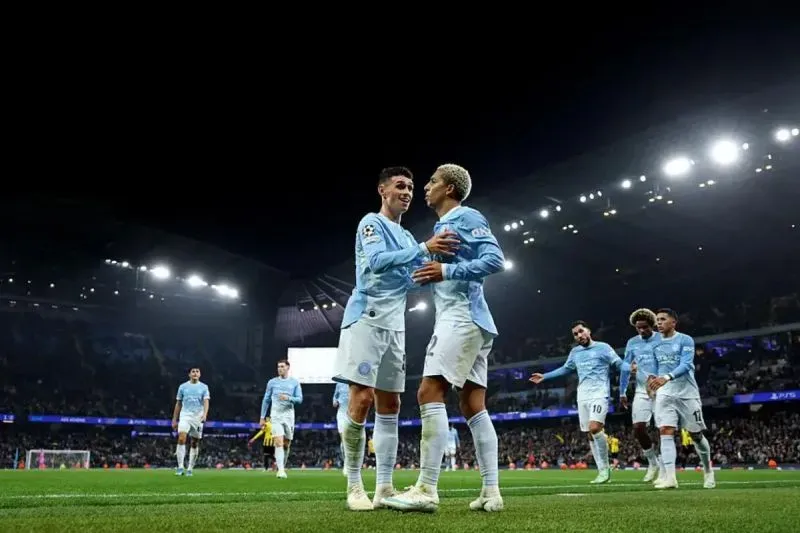 Man City Pesta Gol Jinakkan AEK Athena 5-1