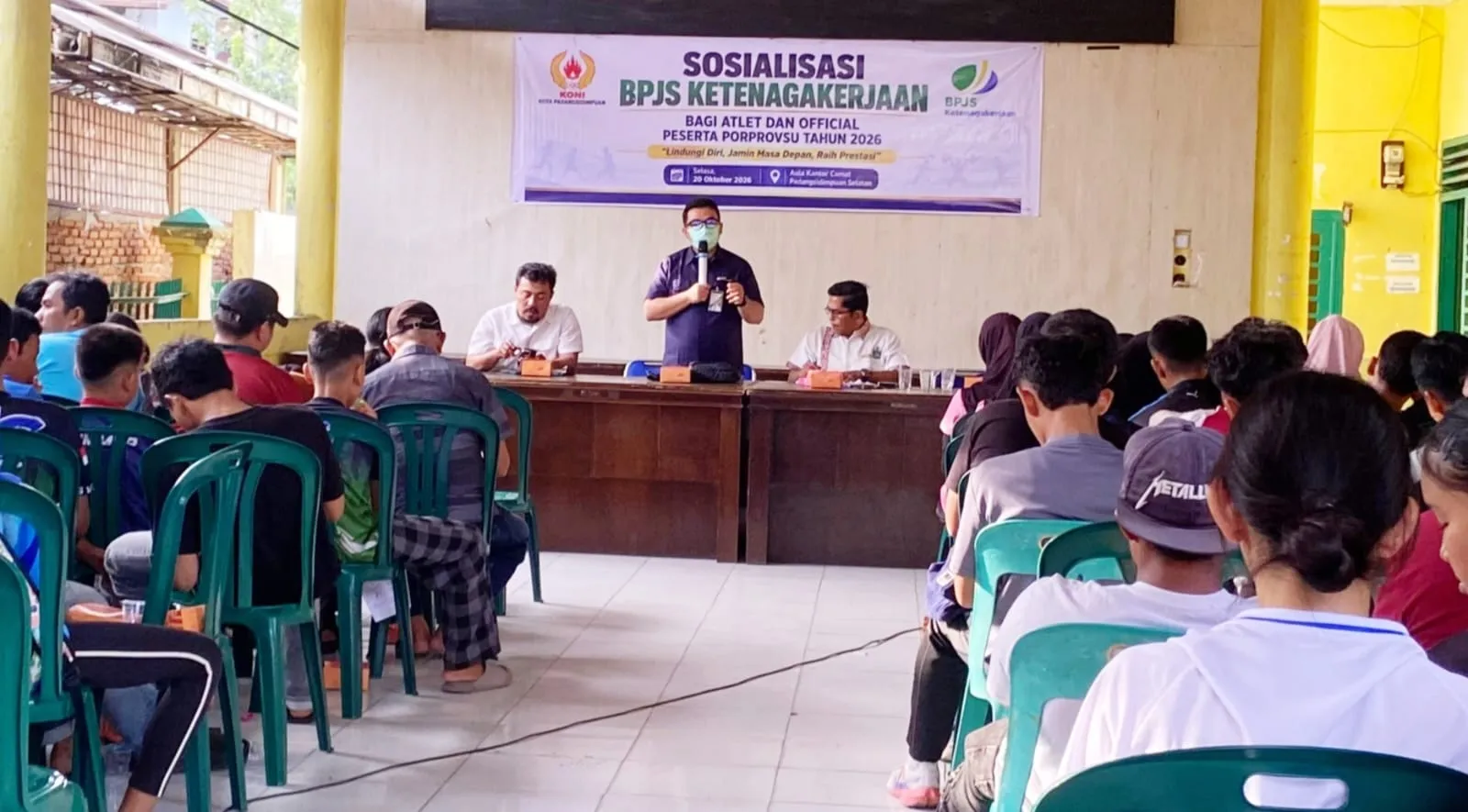 Jelang Porprovsu 2026: BPJS Ketenagakerjaan Edukasi Atlet P. Sidimpuan