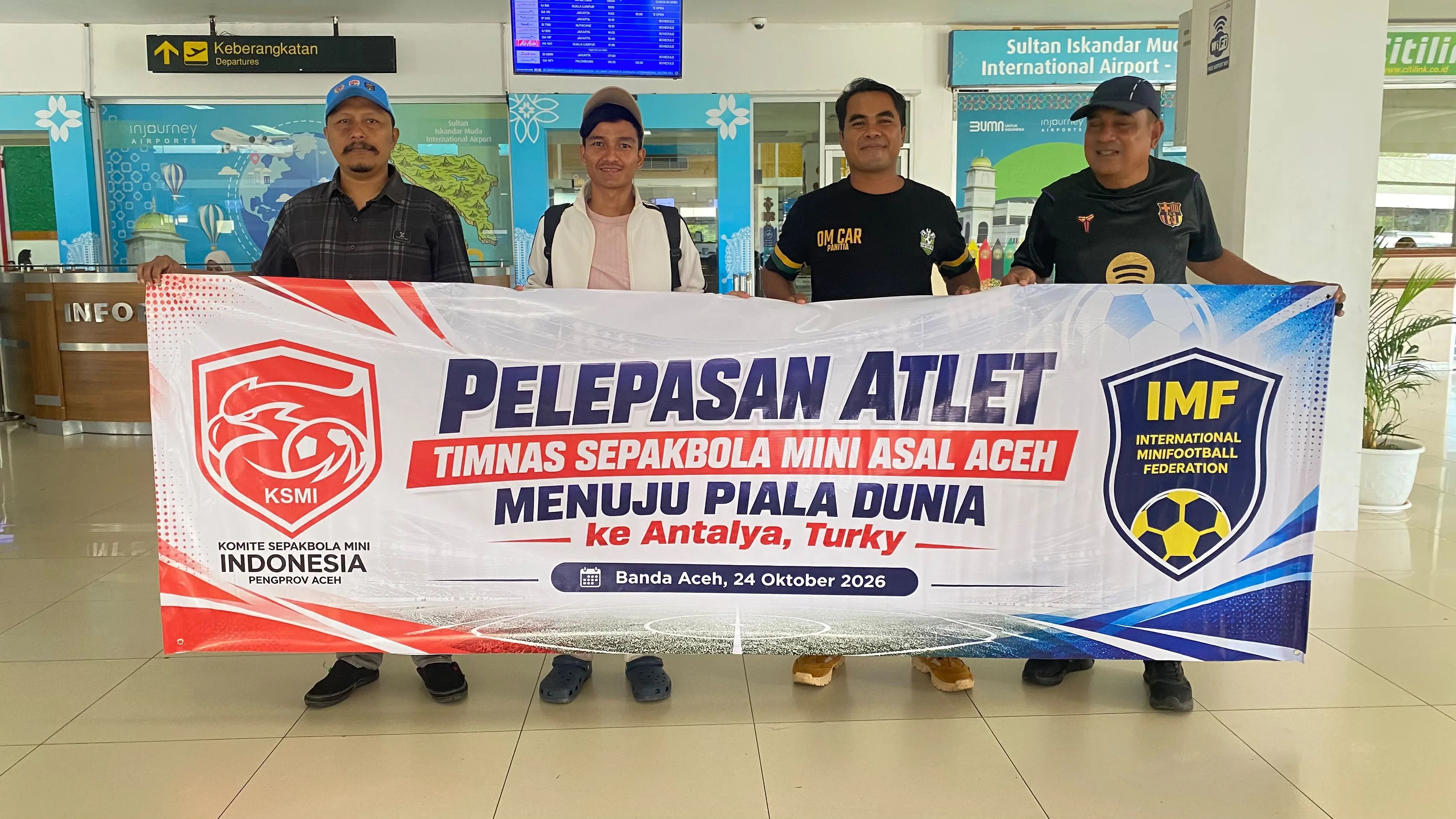 Dana Terbatas, Satu Atlet Aceh Ikut Piala Dunia Minifootball
