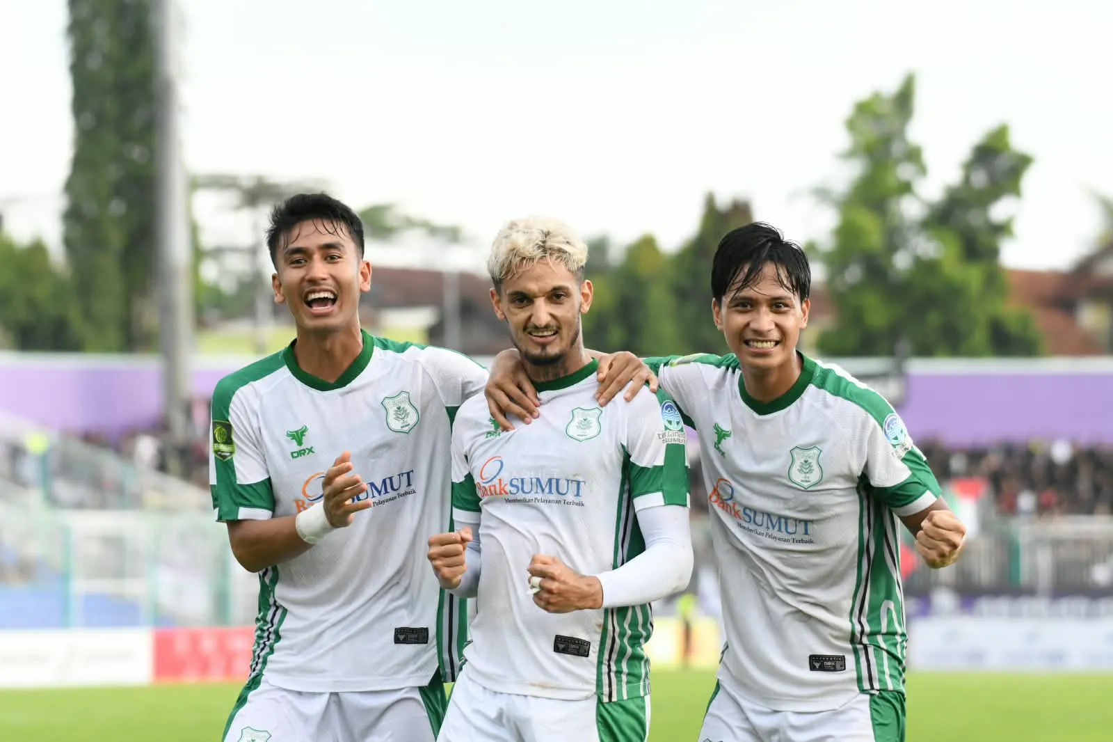 Eko Puji Pemain PSMS Gasak Tuan Rumah PSGC Ciamis