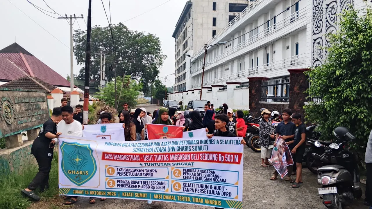 Anggaran Rp503 Miliar Gagal Disahkan, PW GHARIS Sumut Laporkan Pemkab Deli Serdang ke Kejati
