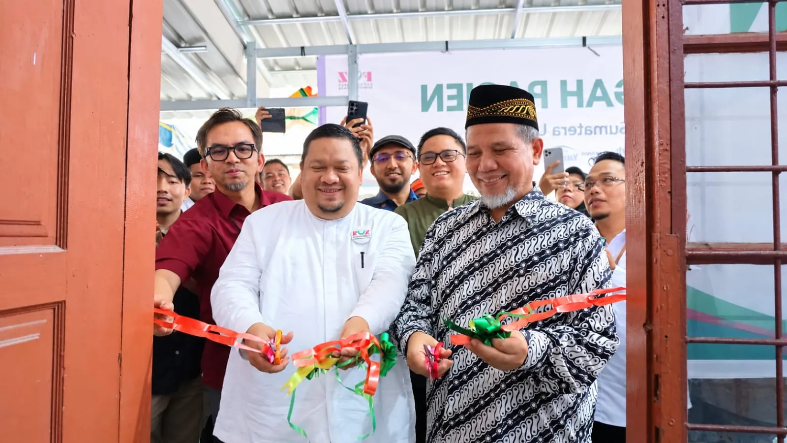 Senator K.H. M. Nuh Resmikan Rumah Singgah Pasien Kolaborasi FOZ Sumut