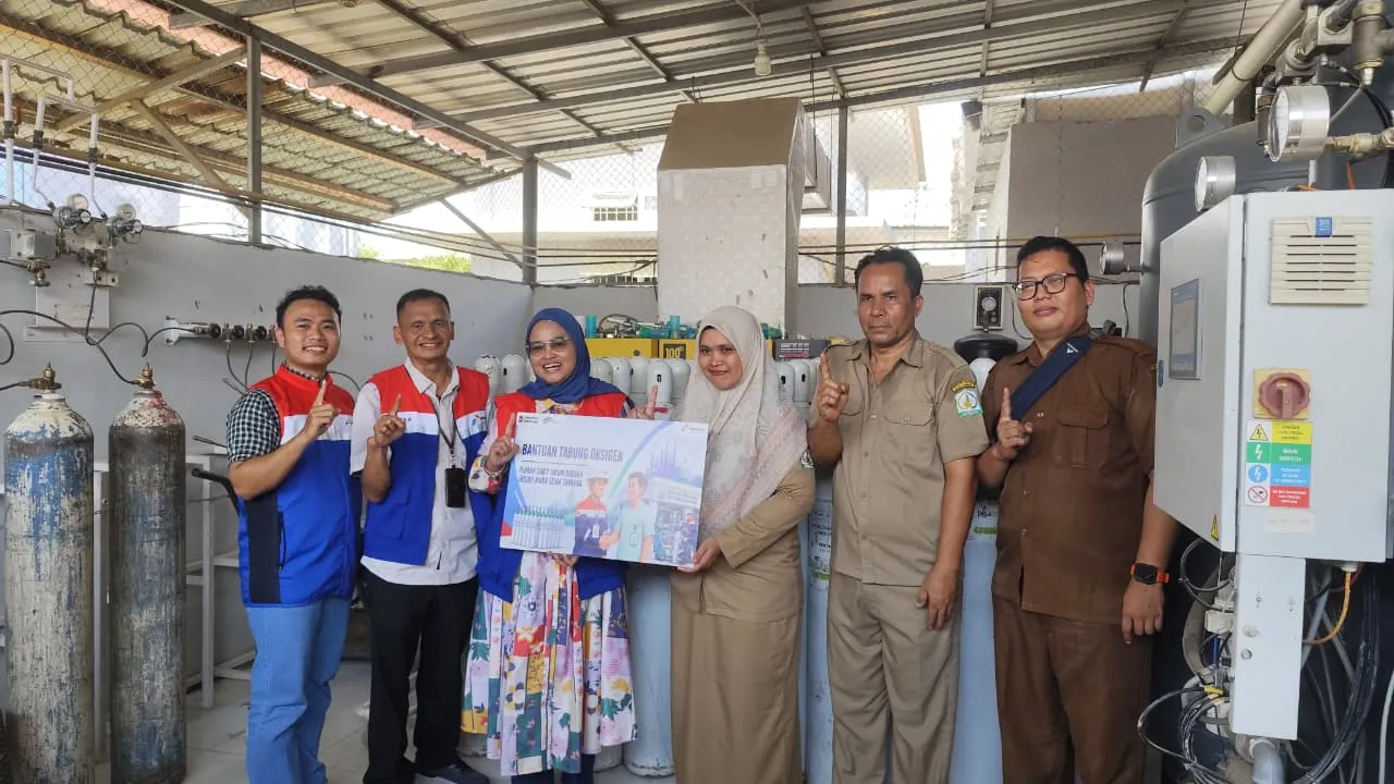 PGN Salurkan 149 Tabung Oksigen, Dukung Pemulihan Layanan Kesehatan di Sumut dan Aceh