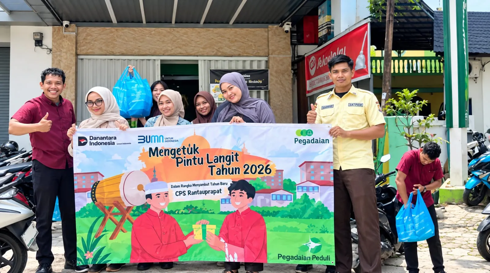 Program "Mengetuk Pintu Langit" Jumat Berkah, Pegadaian Bagikan Makanan kepada Masyarakat