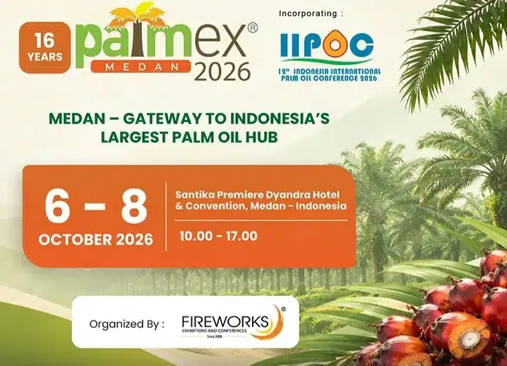 PALMEX Medan 2026 Segera Digelar, 250 Perusahaan Siap Pamerkan Teknologi Sawit Terbaru