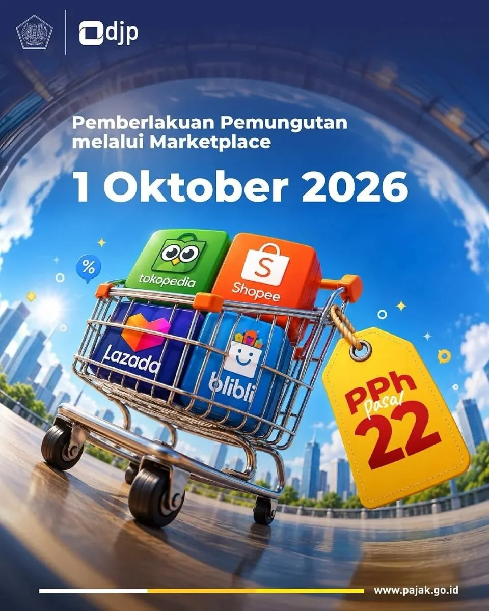 Transaksi di Marketplace Dipungut PPh 22 Sebesar 0,5 Persen