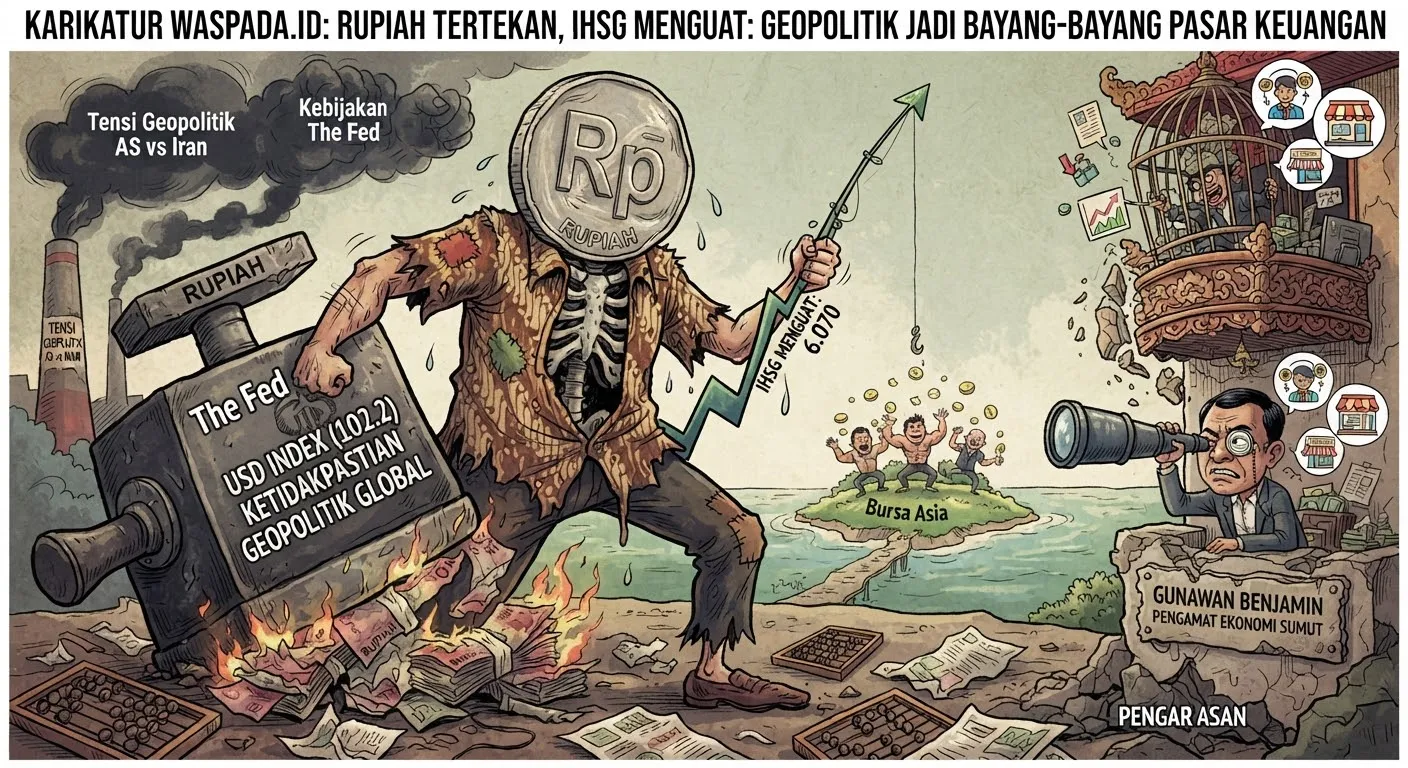Rupiah Tertekan, IHSG Menguat: Geopolitik Jadi Bayang-Bayang Pasar Keuangan