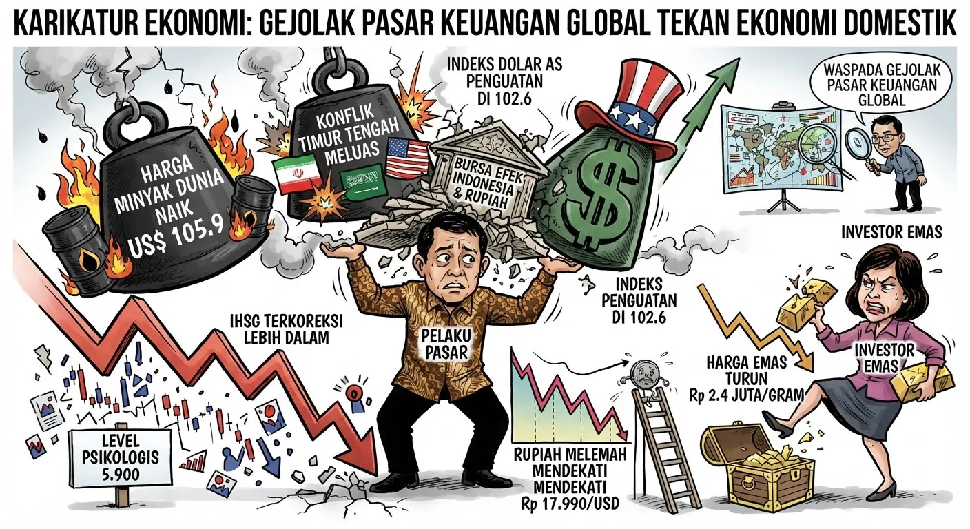Harga Emas Berpotensi Berbalik Arah, Rupiah dan IHSG Masih Tertekan