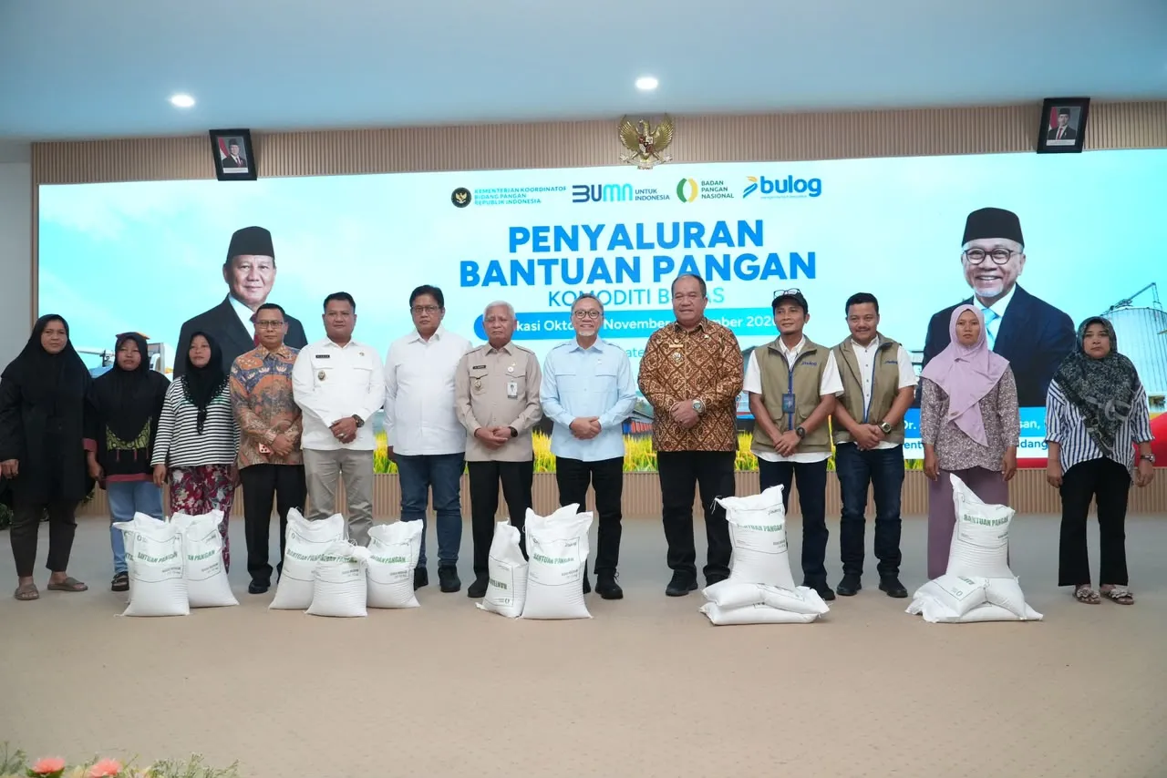 BULOG Bersama Menko Pangan Luncurkan Bantuan Pangan dan Tambahan SPHP di Asahan