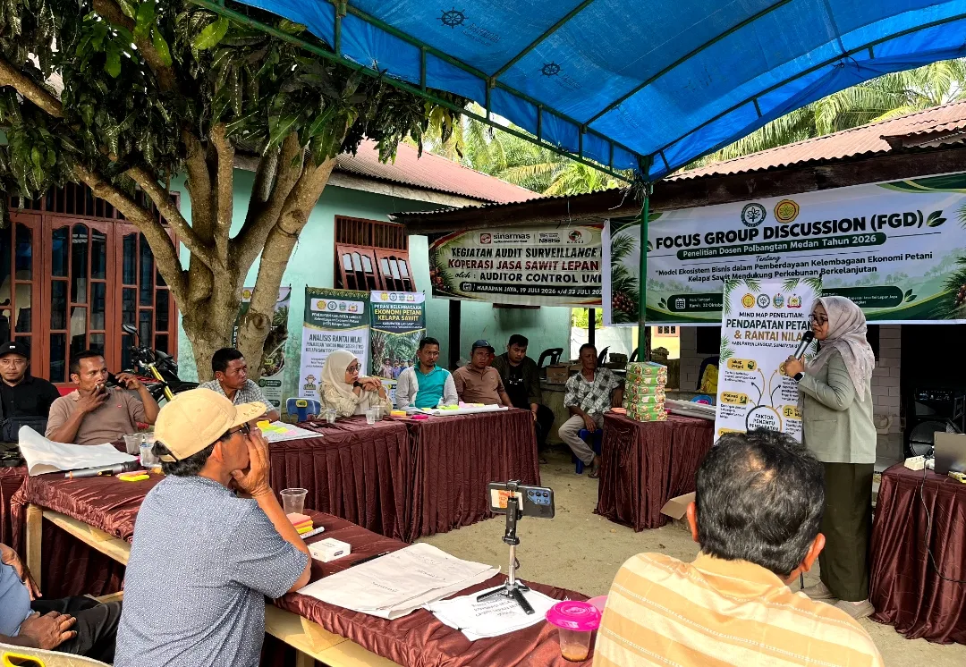 Polbangtan Kementan Rumuskan Model Ekosistem Bisnis Petani Sawit di Kabupaten Langkat